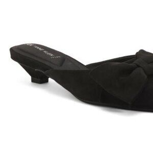 Anne Klein Talah Kitten heel Bow Mules Size 8.5
